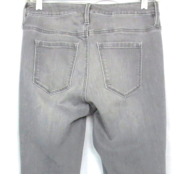 Athleta Gray Jeans Sculptek Soft Stretch Regular Rise Skinny Crop Size 2 - Picture 4 of 11